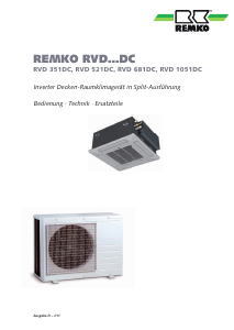 Bedienungsanleitung Remko RVD 1051 DC Klimagerät