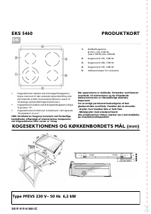 Brugsanvisning Bauknecht EKS 5460-1 IN Kogesektion