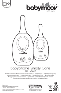 Mode d’emploi Babymoov A014010 Simply Care Ecoute-bébé
