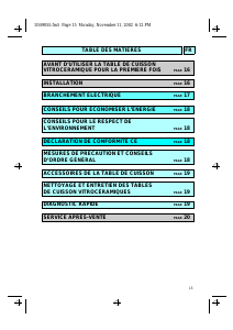 Mode d’emploi Bauknecht EKV 3482/2482 IN Table de cuisson