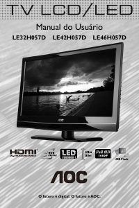 Manual AOC LE32H057D Televisor LED