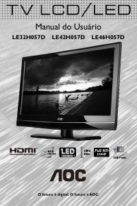 Manual AOC LE42H057D Televisor LED