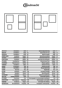Mode d’emploi Bauknecht ESIF 6640 IN Table de cuisson