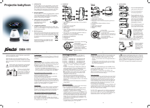 Handleiding Alecto DBX-111 Babyfoon