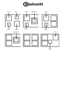 Manuale Bauknecht ESIFF 7640 IN Piano cottura