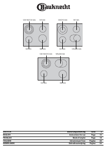 Mode d’emploi Bauknecht ESIS 8640 NE Table de cuisson