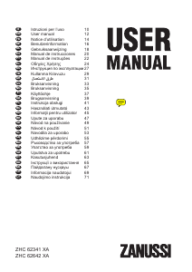 Manual Zanussi ZHC62642XA Hotă