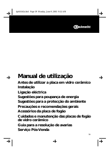 Manual Bauknecht ETP 5660 IN Placa