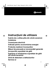 Manual Bauknecht ETPH 5660 IN Plită