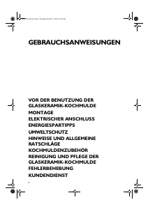 Bedienungsanleitung Bauknecht ETPI 5640 IN/01 Kochfeld