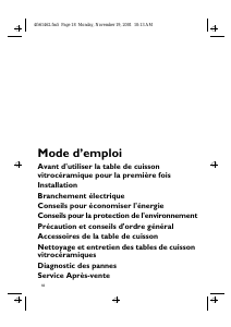 Mode d’emploi Bauknecht ETPS 5660 IN Table de cuisson