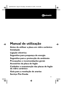 Manual Bauknecht ETPS 5660 IN Placa