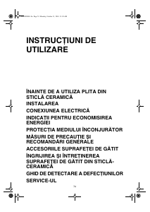 Manual Bauknecht ETPS 6640 IN Plită