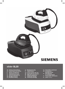 Manuale Siemens TS20110 Ferro da stiro