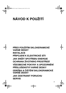 Manuál Bauknecht ETPV 6640 IN Varná deska