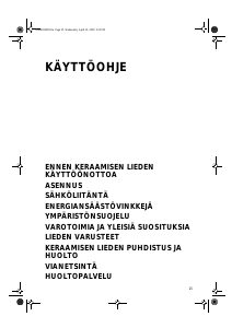 Käyttöohje Bauknecht ETPV 6640 NE Keittotaso