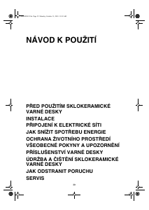 Manuál Bauknecht ETVV 5760/IN Varná deska