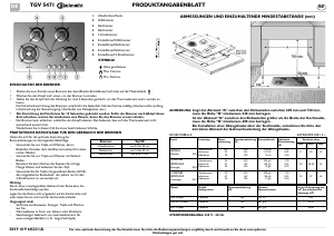 Bedienungsanleitung Bauknecht TGV 5471 SW Kochfeld