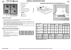 Bedienungsanleitung Bauknecht TGW 5465 IXL Kochfeld
