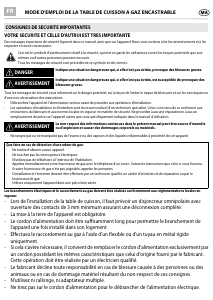 Mode d’emploi Bauknecht TGZ 5757 C/IXL Table de cuisson