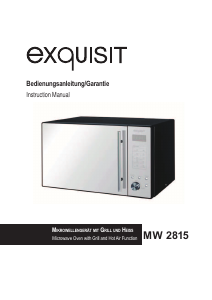 Manual Exquisit MW2815 Microwave