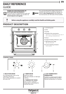 Manual Hotpoint 2AF 530 H IX HA Oven