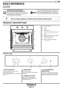 Manual Hotpoint FA 5534 IX Oven