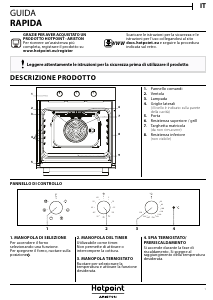 Manuale Hotpoint FA 5534 IX Forno