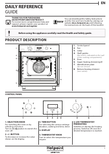 Manual Hotpoint FA 55Y4 IX Oven