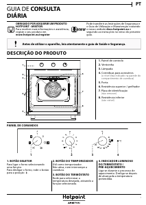 Manual Hotpoint FA2 530 H BL HA Forno