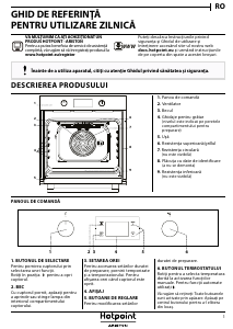 Manual Hotpoint FA2 544 JC IX HA Cuptor