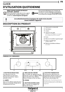 Mode d’emploi Hotpoint FA2 544 JH IX HA Four