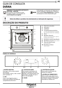 Manual Hotpoint FA2 840 P IX HA Forno
