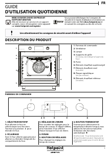 Mode d’emploi Hotpoint FA2 841 JH BL HA Four