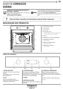 Manual Hotpoint FA2 841 JH IX HA Forno