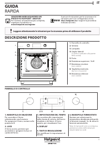 Návod Hotpoint FA2 841 JH IX HA Rúra