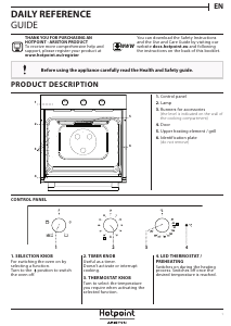 Manual Hotpoint FA3 230 H IX HA Oven