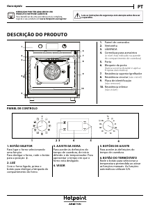 Manual Hotpoint FA3 840 P IX HA Forno