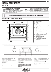 Manual Hotpoint FA4 841 JP IX HA Oven