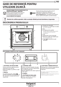 Manual Hotpoint FA4S 841 J IX HA Cuptor