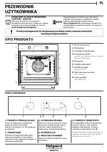 Instrukcja Hotpoint FA5 841 JH IX HA Piekarnik