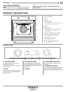 Handleiding Hotpoint FA5 841 P IX HA Oven