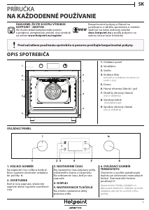 Návod Hotpoint FA5 844 JH IX HA Rúra