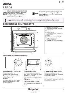 Manuale Hotpoint FA5S 841 J IX HA Forno