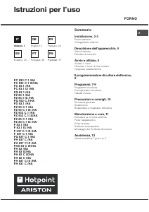 Manual Hotpoint FH 83 IX/HA Oven