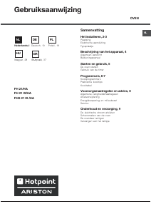 Hướng dẫn sử dụng Hotpoint FHS 21 IX/HA Lò nướng