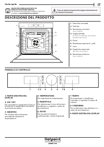 Manuale Hotpoint FI4 851 H IX HA Forno