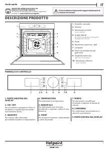 Manuale Hotpoint FI4 854 P IX HA Forno