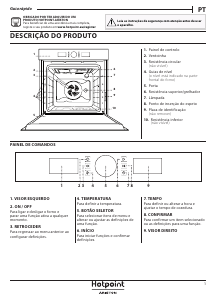 Manual Hotpoint FI4 854 P IX HA Forno