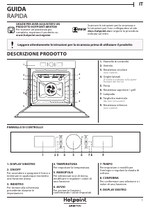 Manuale Hotpoint FI5 851 C IX HA Forno